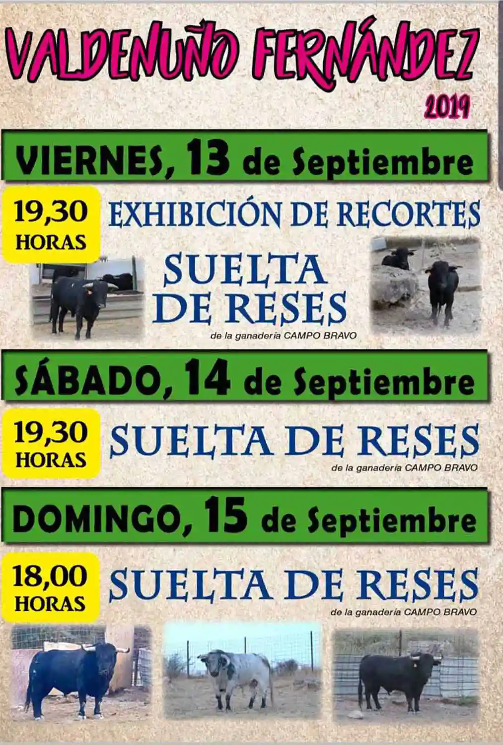 Fiestas 2019