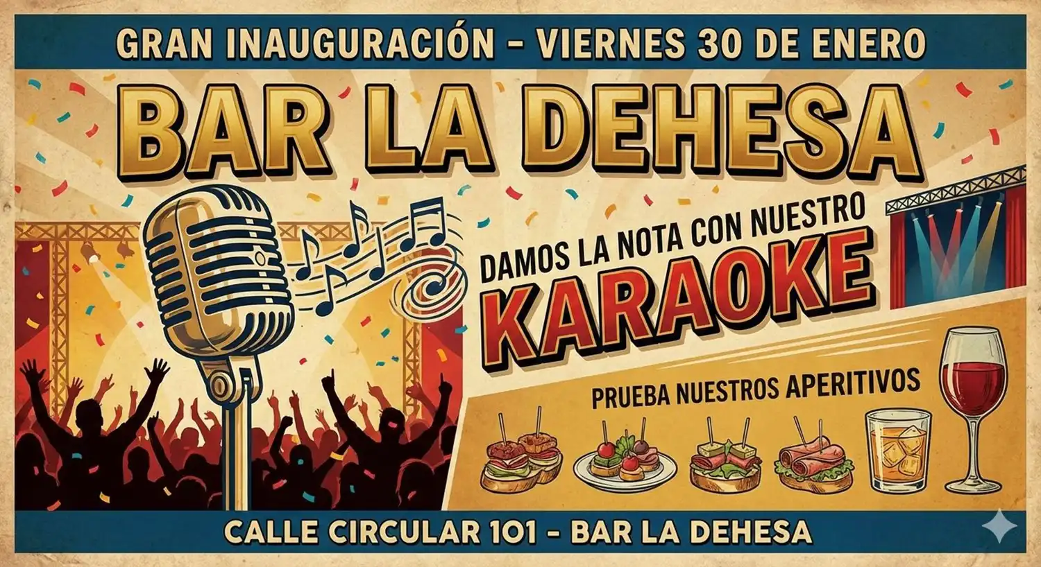 Inauguración del Bar La Dehesa