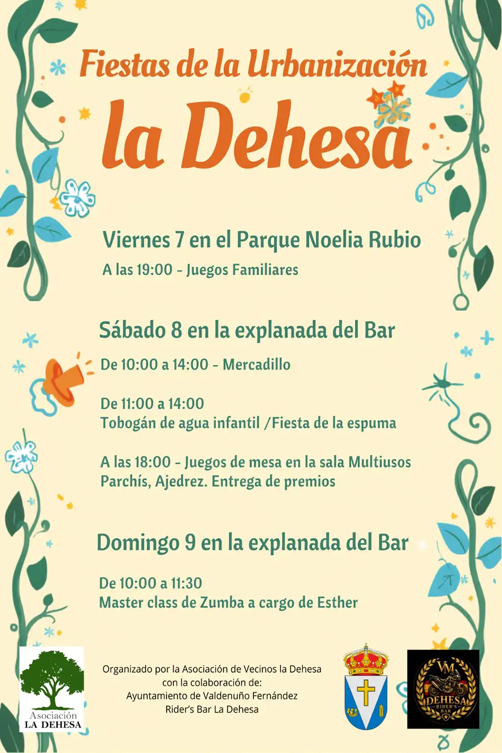 Programación Fiestas Las Dehesas 2026