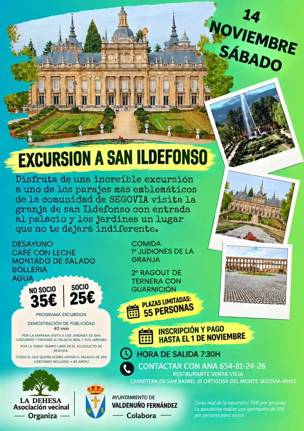 Excursión a San Ildefonso