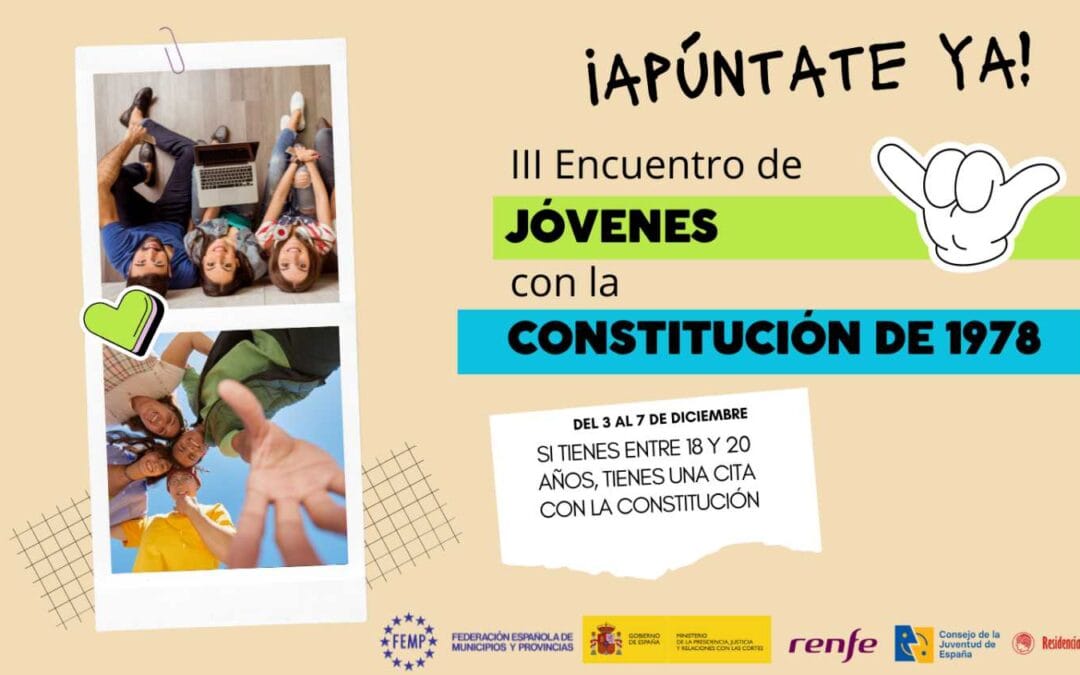 Jóvenes con las Constitución
